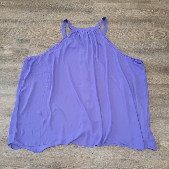 TORRID | Georgette Split Tie Neck Tank Top Blouse | Sz. 6X - Picture 5 of 5